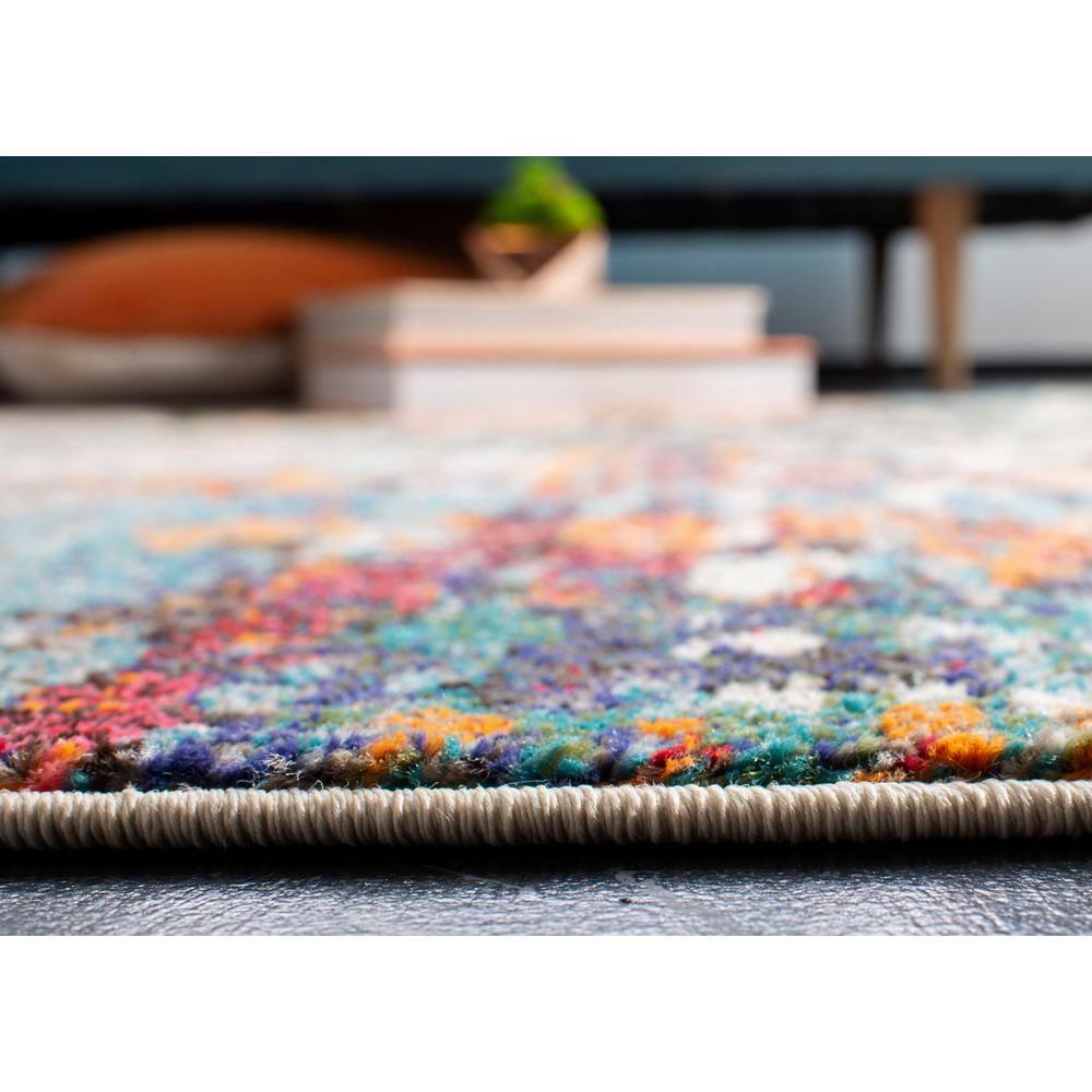Madison MAD471 Power Loomed Indoor Area Rug - Grey/Blue - 6'7"x6'7" - Safavieh