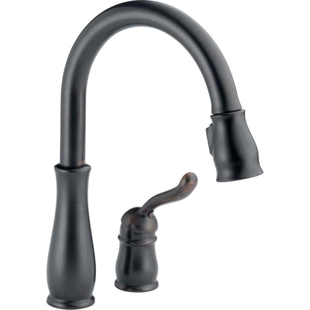 Leland Pull Down Sprayer Kitchen Sink Faucet, Single Handle Kitchen Faucet