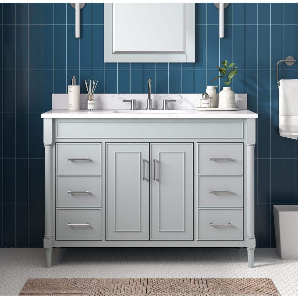 Avanity Bristol 48" Free Standing Single Bathroom Vanity with Engineered Stone Top