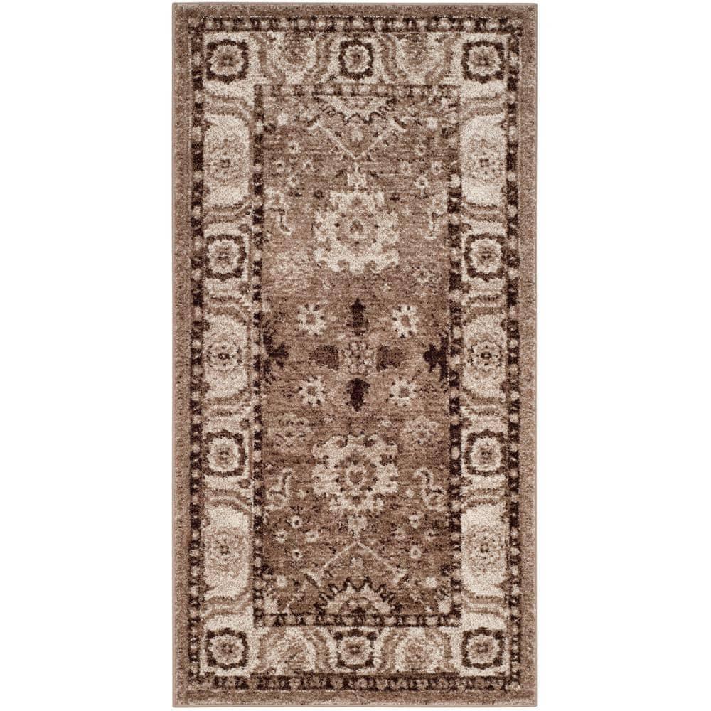 Vintage Hamadan VTH214 Power Loomed Indoor Accent Rug - Taupe - 2'7"x5' - Safavieh.