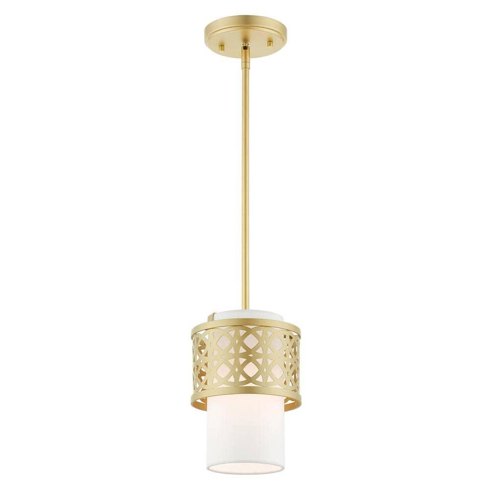 Livex Lighting Calinda 1 - Light Pendant in  Soft Gold