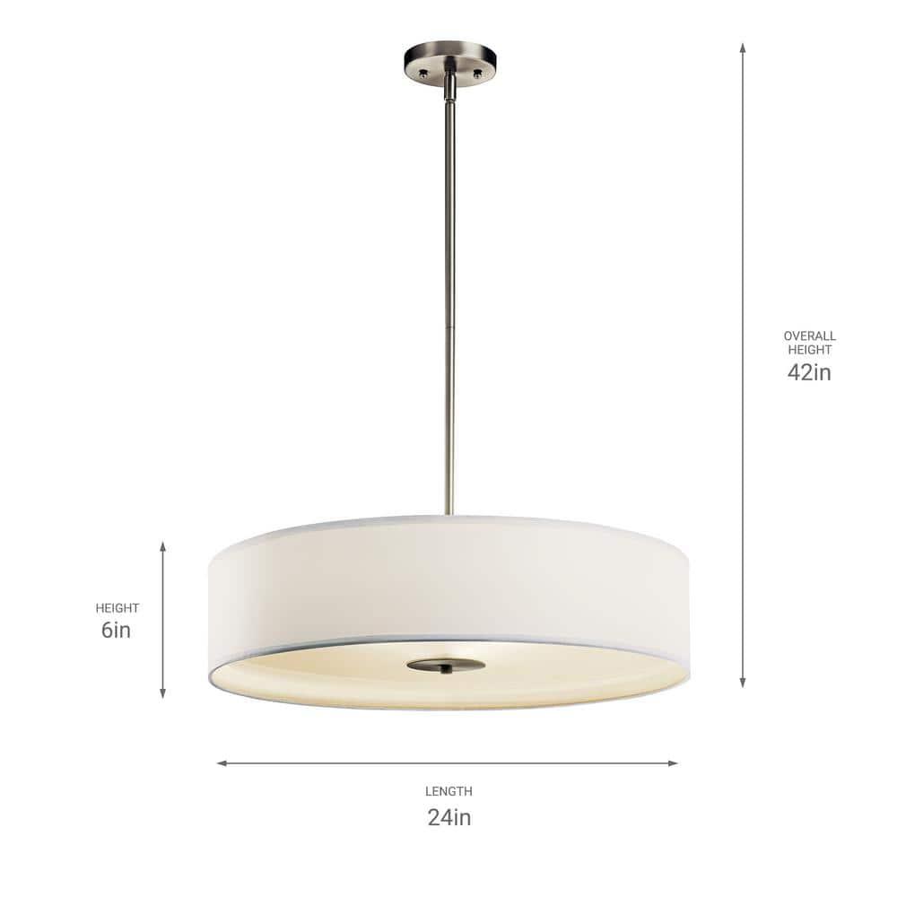 Kichler Lighting 3 - Light Pendant in  Brushed Nickel