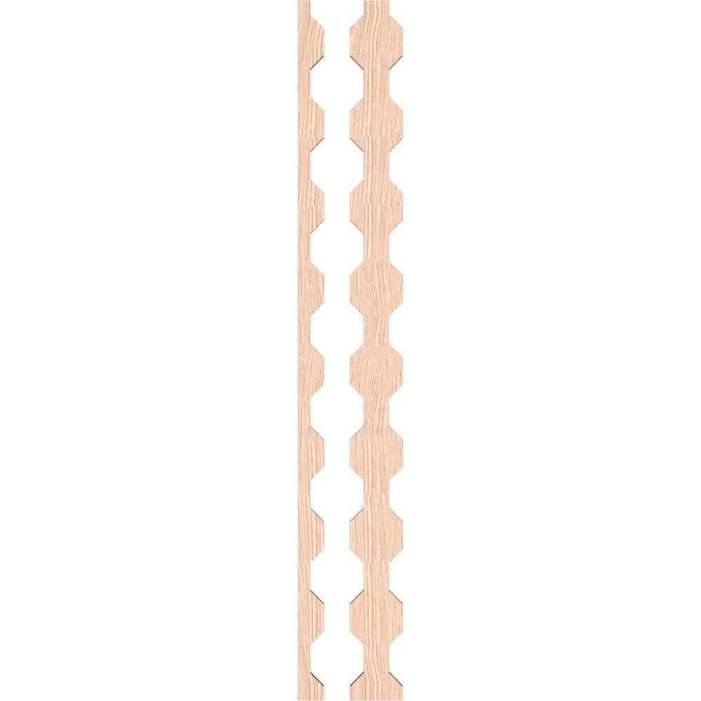 Pontiac Adjustable Wood Decorative Slat Wall Panel Kit