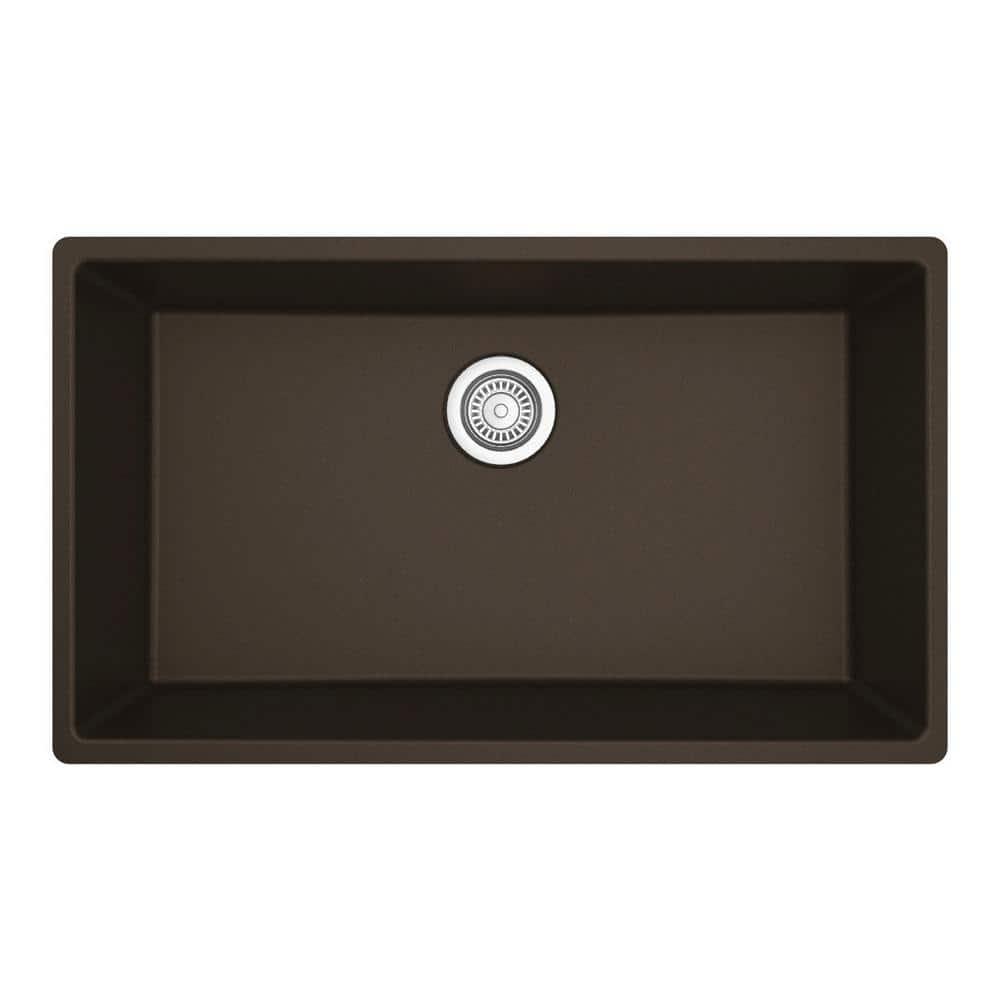 Karran Quartz 32-1/4'' X 19-1/4'' Large Single Bowl Undermount Kitchen Sink