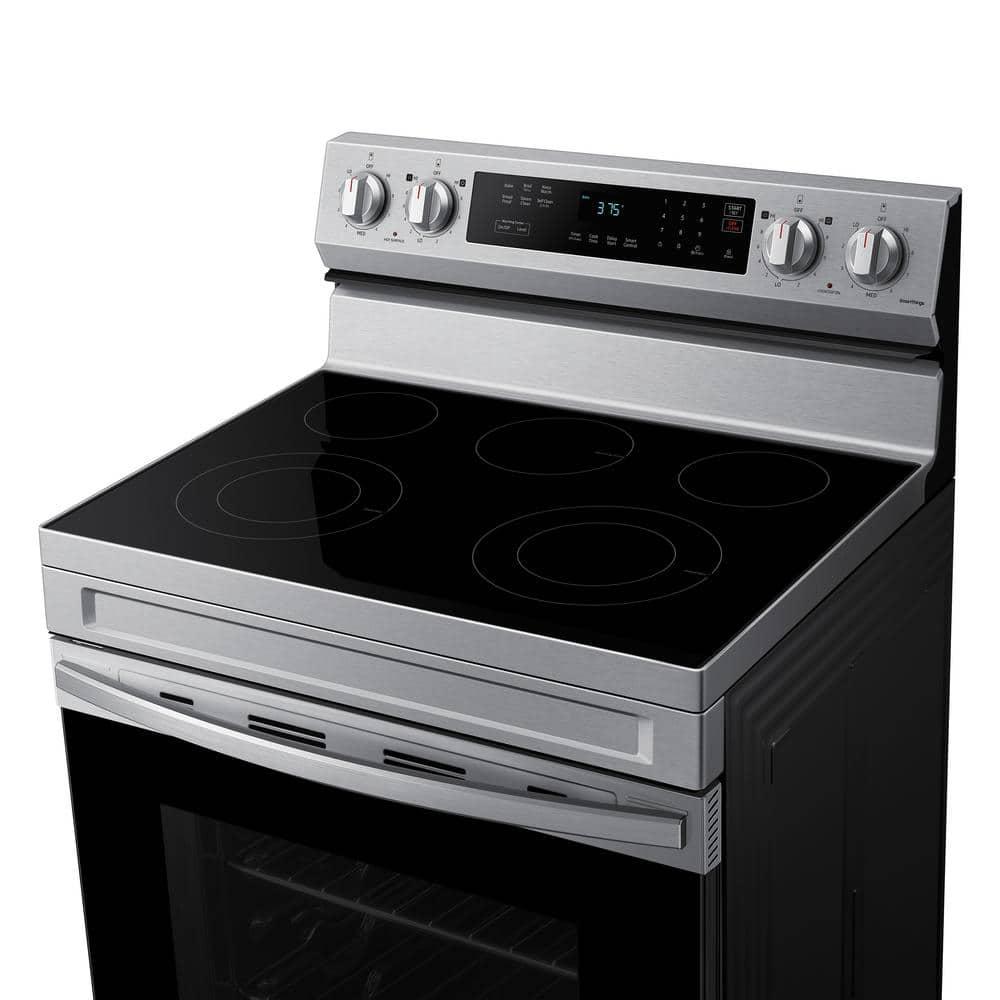 6.3 cu. ft. Smart Freestanding Electric Range with Rapid Boil™ & Self Clean