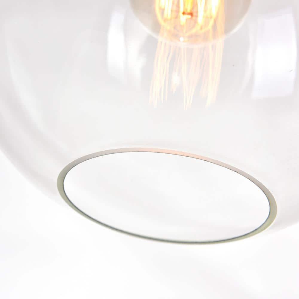 CWI Lighting 1 Light Contemporary Glass Mini Down Pendant in Clear