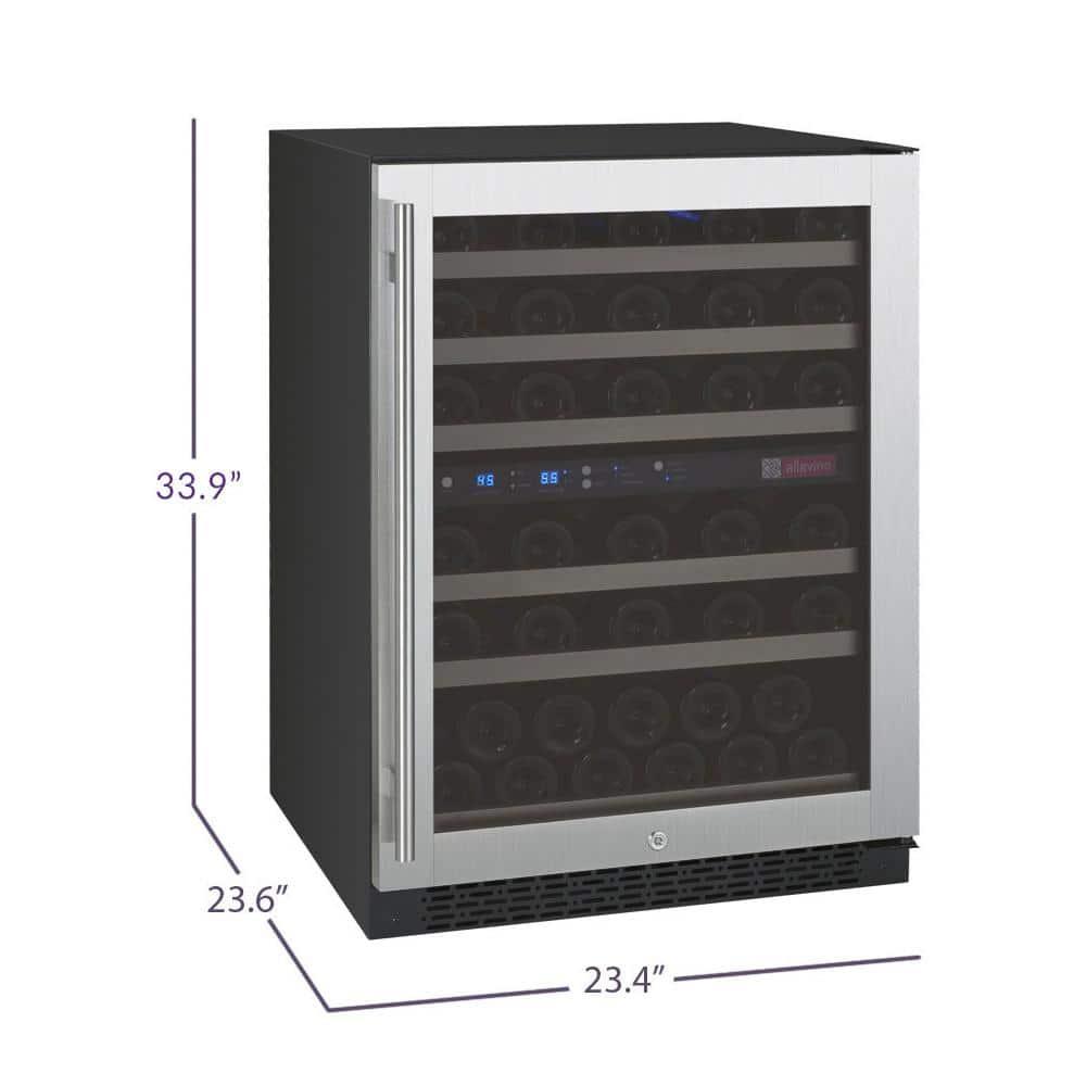 Allavino Allavino Dual Zone 23.4'' 56 Bottle Wine Refrigerator