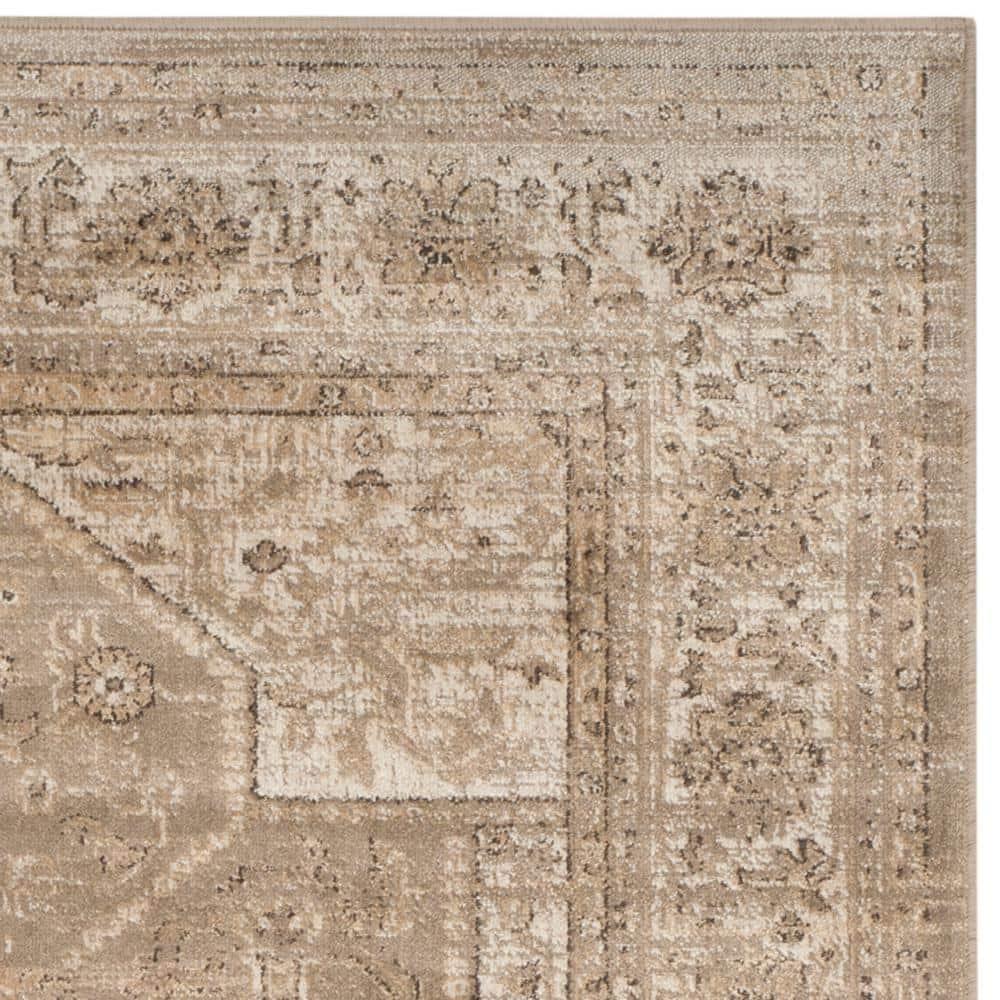 Vintage VTG116 Power Loomed Indoor Area Rug - Mouse - 4'x5'7" - Safavieh.