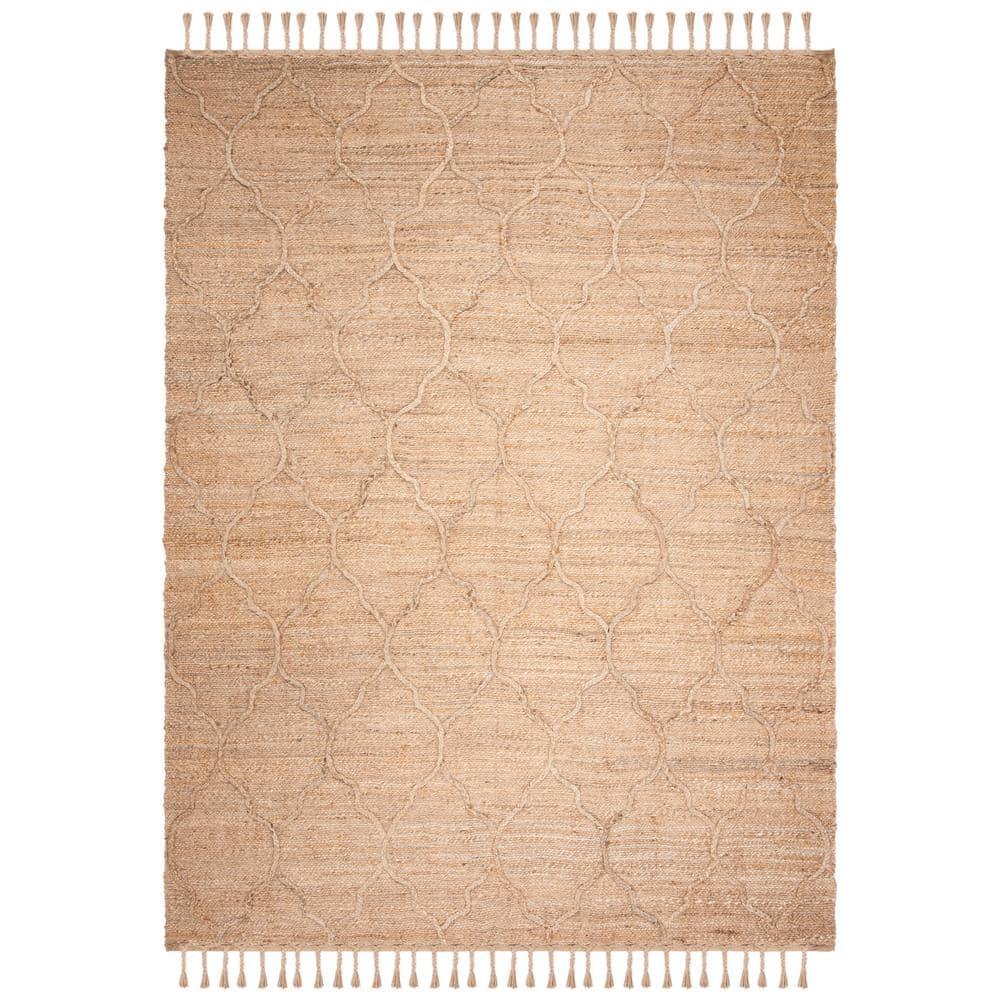 SAFAVIEH Natural Fiber Cohen Solid Area Rug, Natural, 9' x 12'