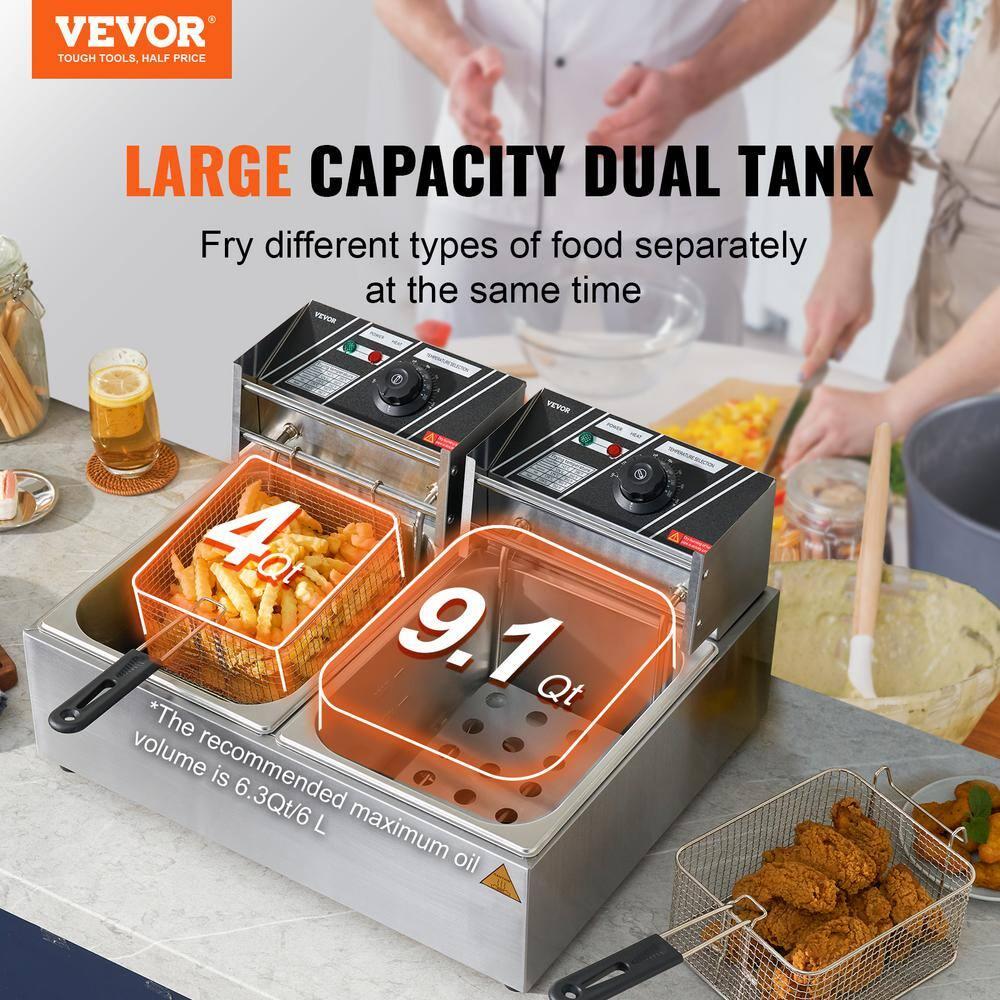 VEVOR VEVOR 3000 Watt 24 2 Basket Deep Fryer Accessory