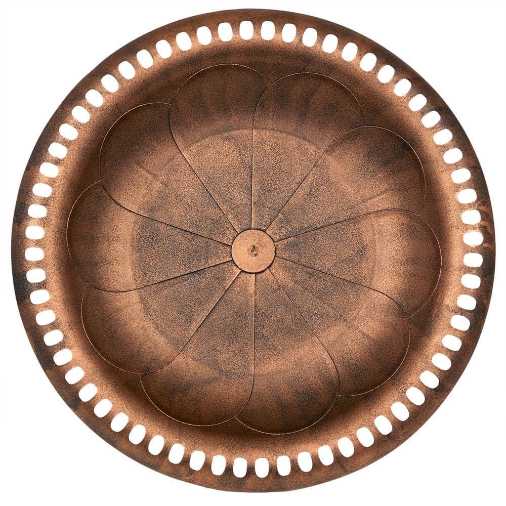 Alpine Pedestal Birdbath with Scrollwork Base and Stakes & Reviews | Wayfair