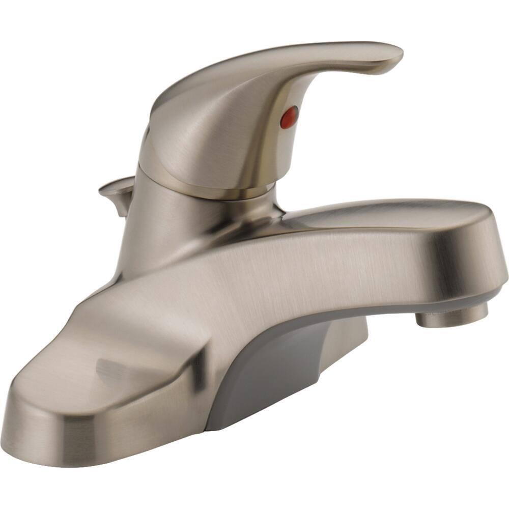 Core Centerset Bathroom Faucet with Drain Assembly, 2-handle Bathroom Sink Faucet