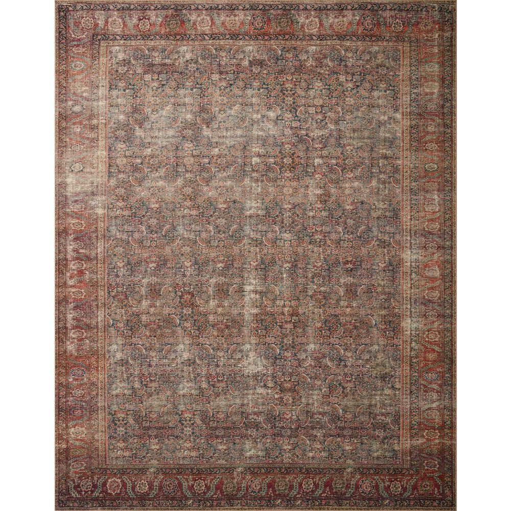 Loloi II Wynter WYN-09 Onyx / Multi Oriental Area Rug 8'-6" x 11'-6"