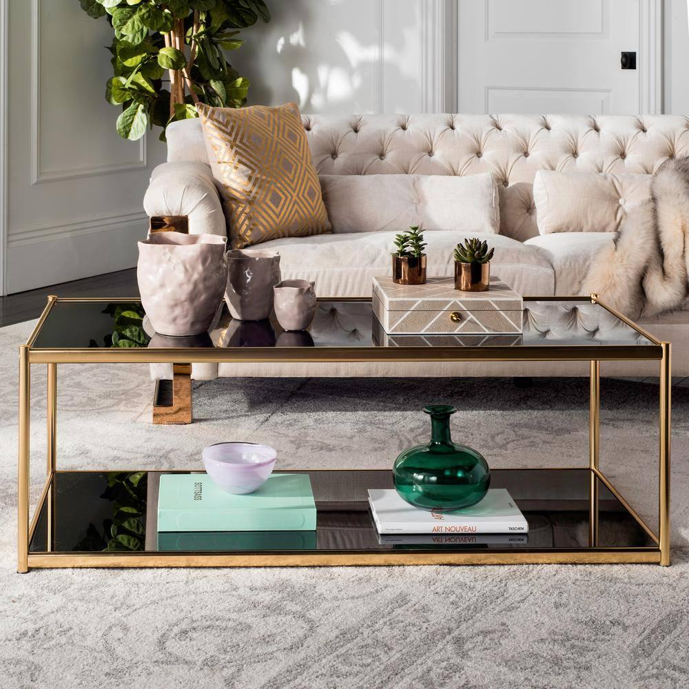 Zola Coffee Table - Gold - Safavieh