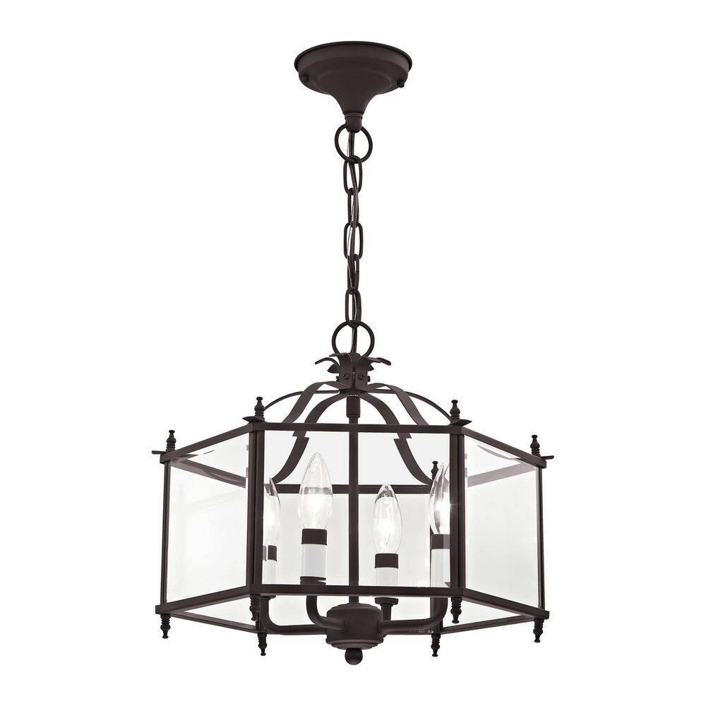 Livex Lighting Livingston 4 - Light Pendant in  Bronze