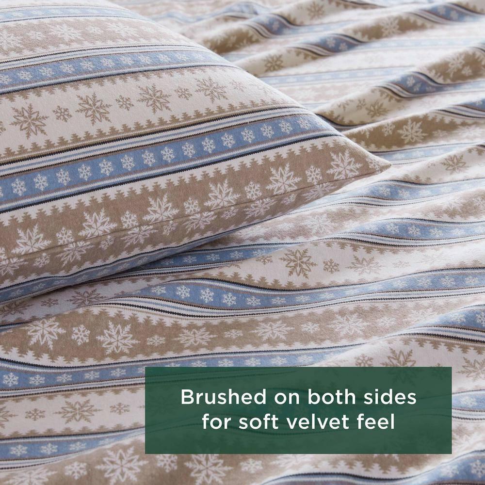 Woolrich 100% Cotton Flannel Sheet Set