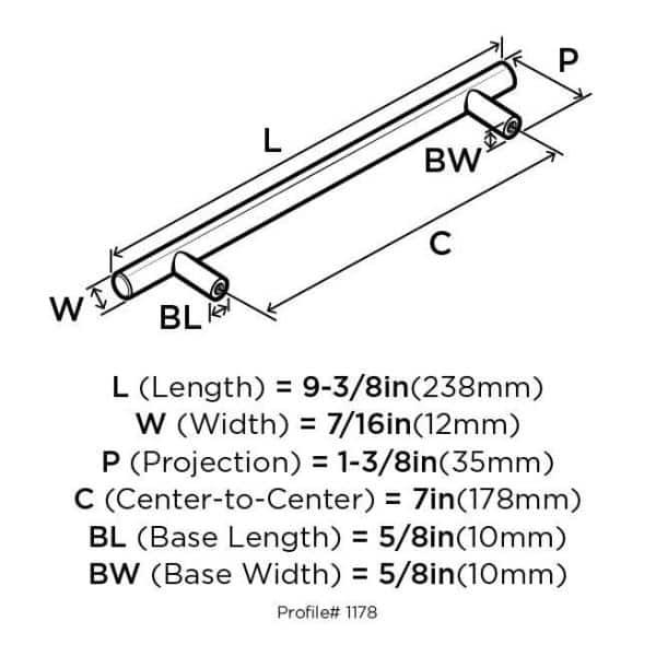 Cabinet 3" Center to Center Bar Pull Multipack
