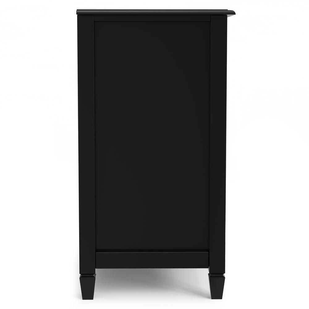 Simpli Home Connaught Wide Storage Cabinet Buffet