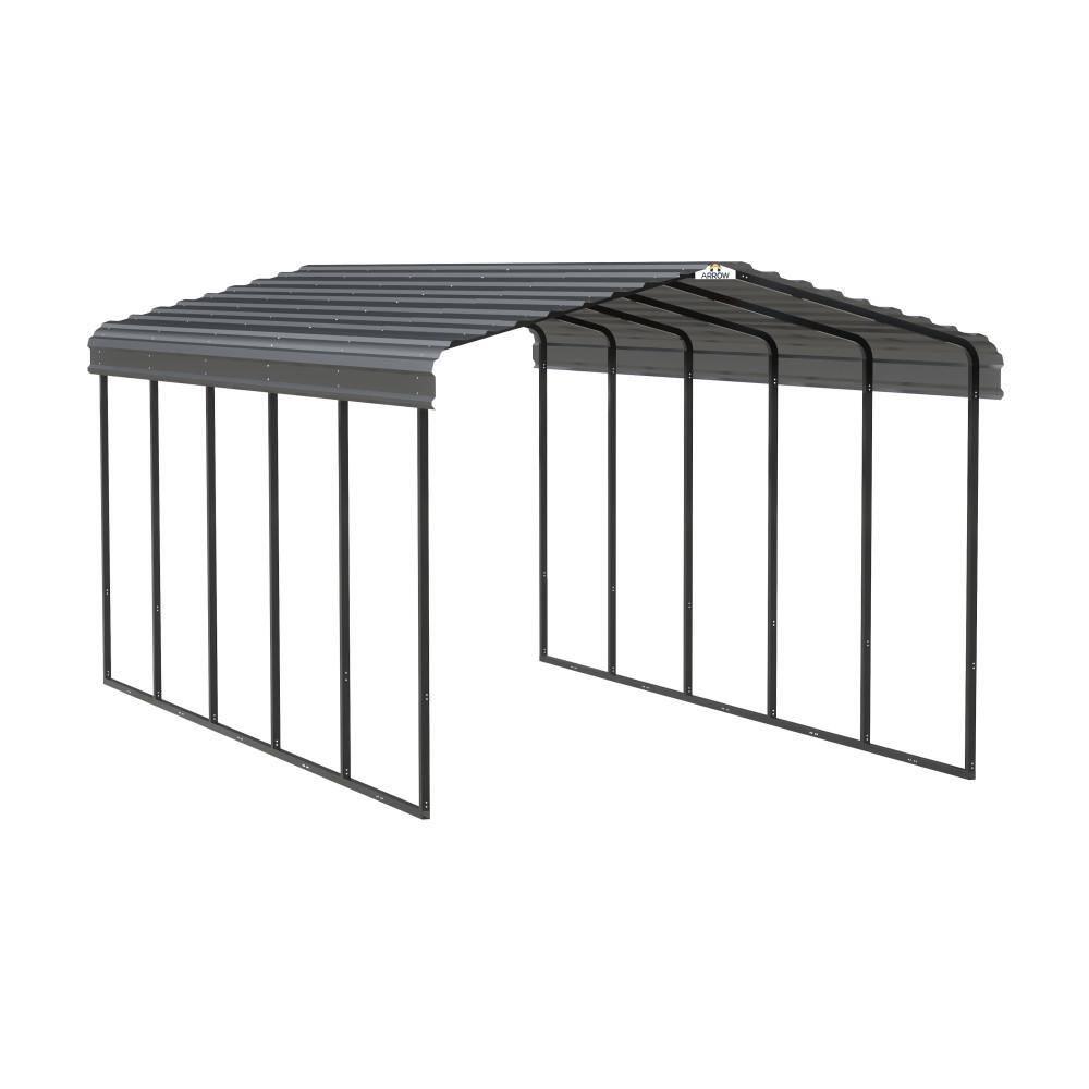 Arrow Arrow Galvanized Steel Carport, 12x24x9