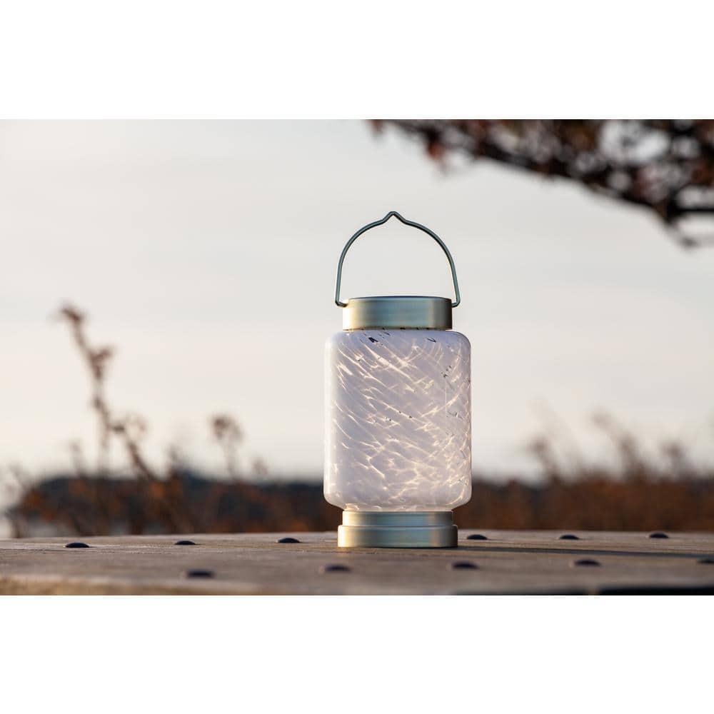 Allsop Home and Garden 7.5'' Solar Powered Integrated LED Outdoor Lantern