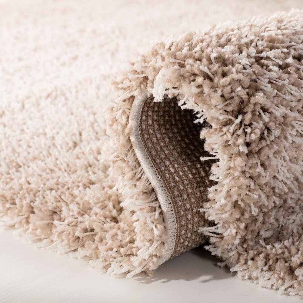 Shag SG151 Power Loomed Indoor Area Rug - Beige - 8'6"x12' - Safavieh.