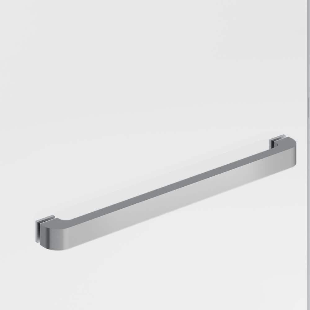 PET STOP LLC F5YDNC1F0736Q 60" Width x 76"Height Shower Doors with 3/8"(10mm) Clear Tempered Glass