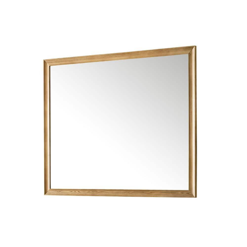 Glenbrooke Solid Wood Flat Wall Mirror