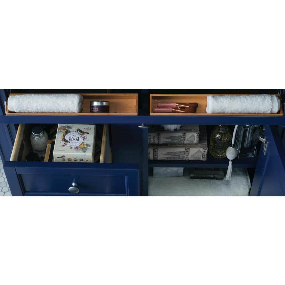 Victory Blue 35" Plywood Traditional Single Vanity Base