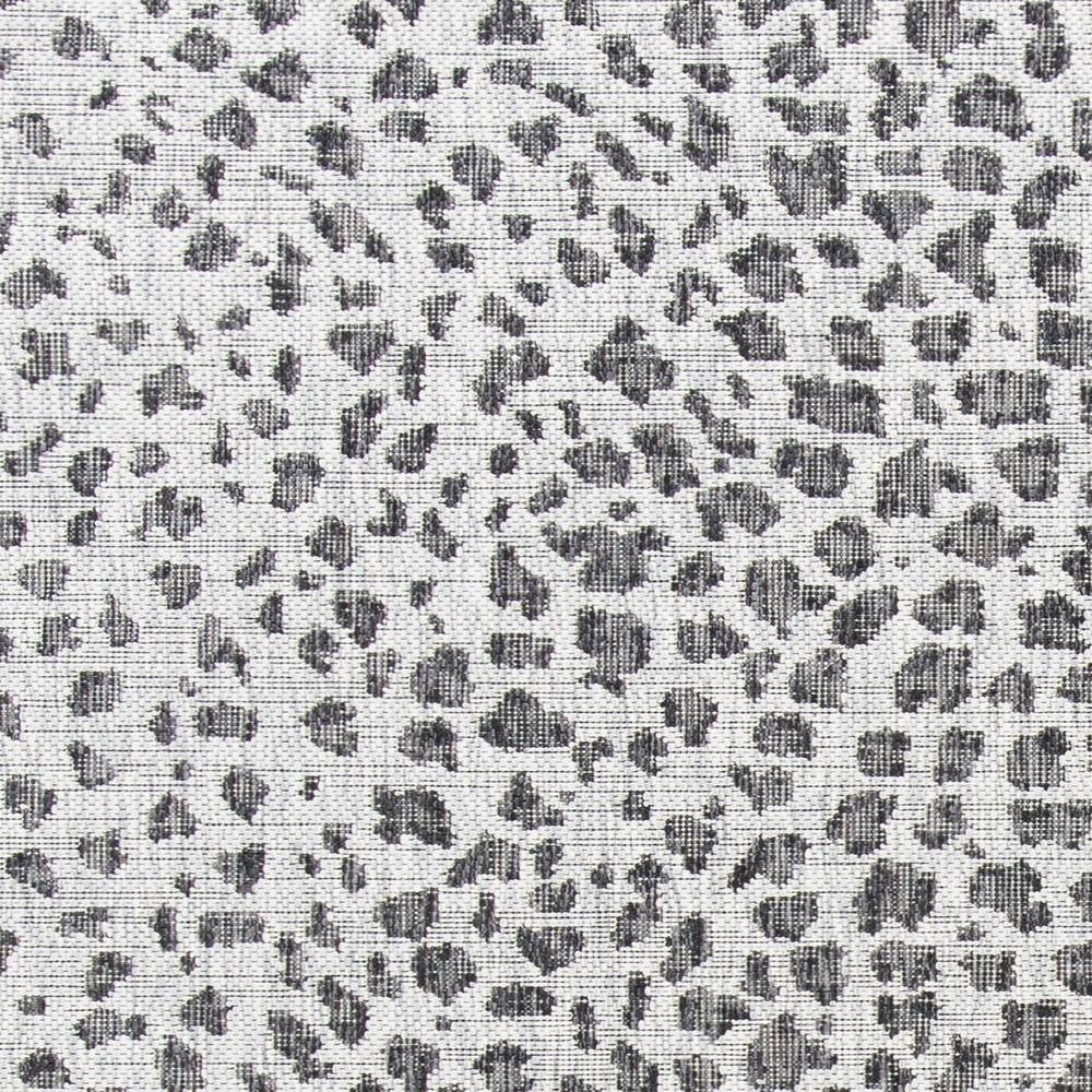 Courtyard CY8505 Power Loomed Indoor/Outdoor Area Rug - Gray/Black - 3'x3' - Safavieh.