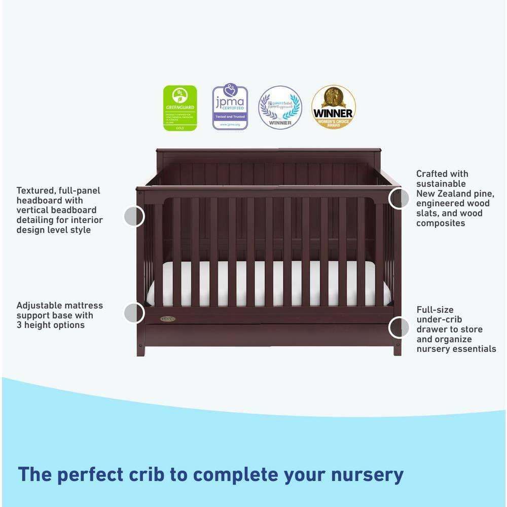 Hadley 5-in-1 Convertible Crib