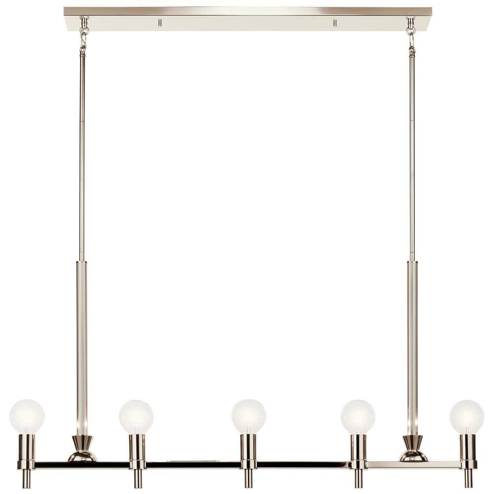 Kichler Lighting Torvee 5 - Light Chandelier in  Nickel Textured