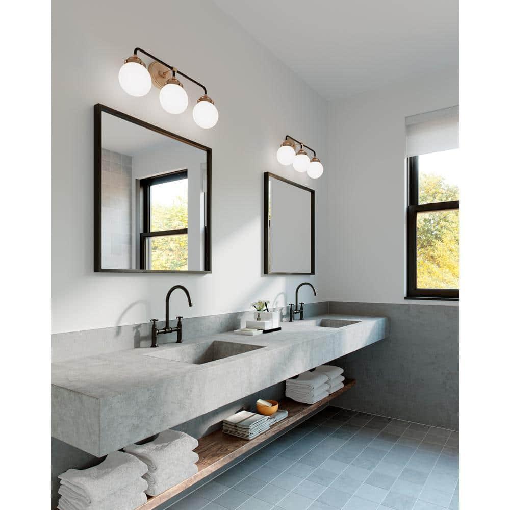 Kit Collection 28'' Square Midnight Black Full-Length Wall Mirror