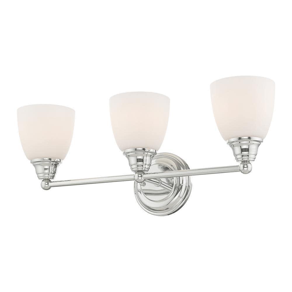 Livex Lighting Somerville 3 - Light Vanity in  Polished Chrome
