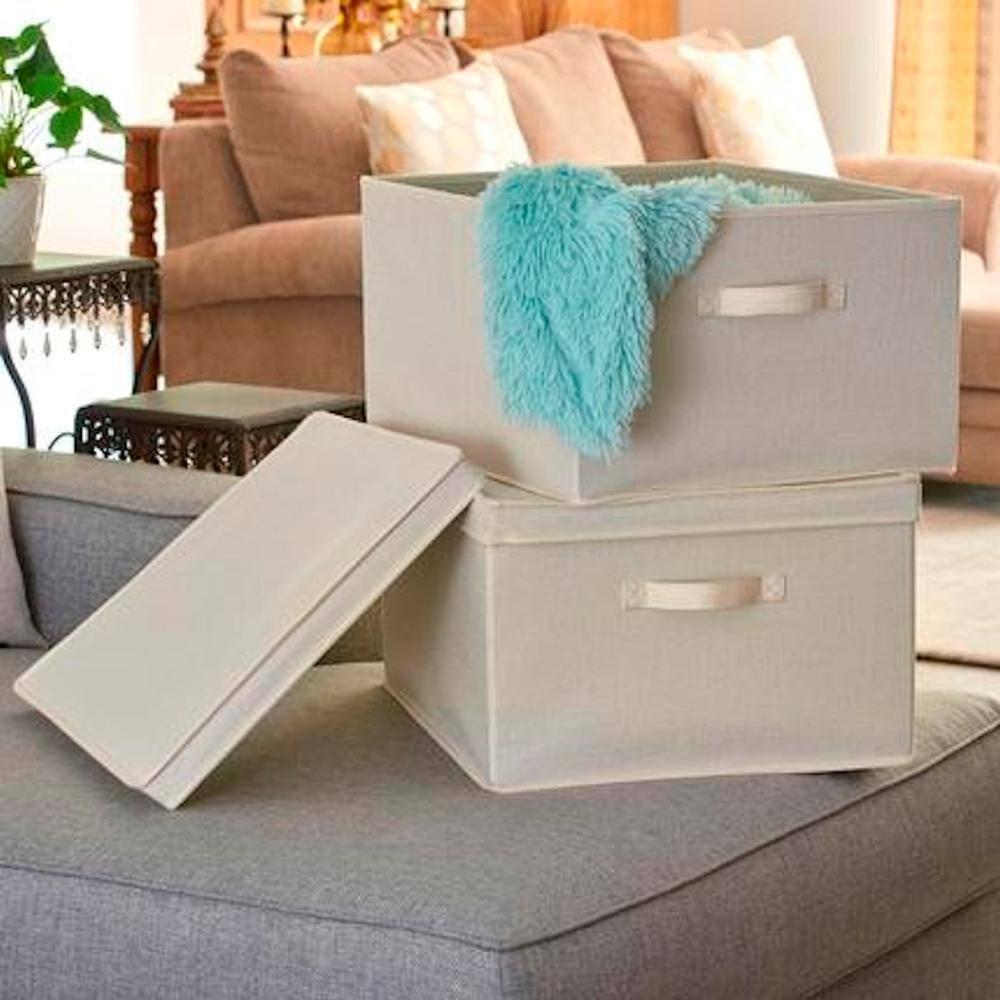 Household Essentials Household Essentials Fabric Bin (Set of 2)