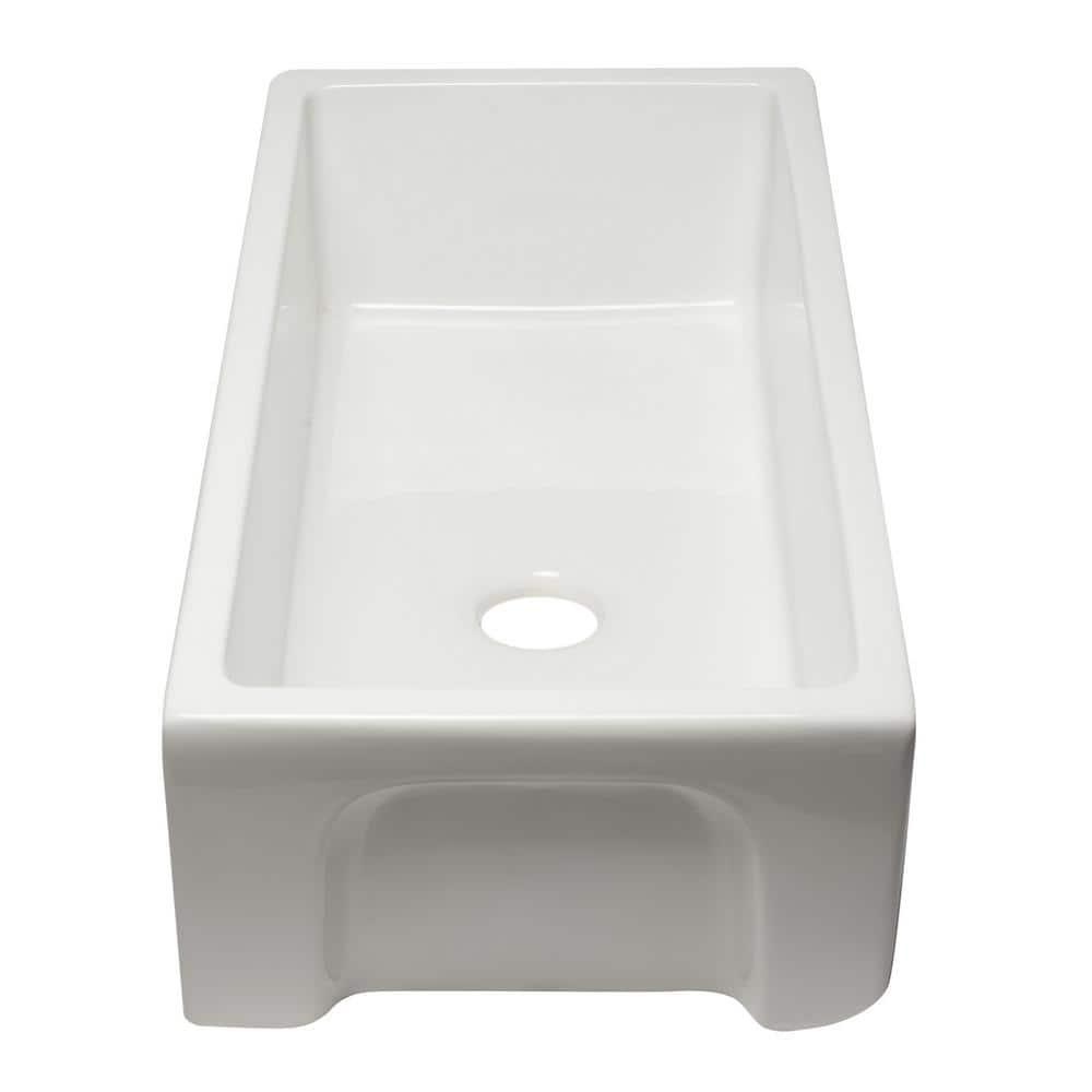 36'' L Farmhouse / Apron Single Bowl Fireclay Kitchen Sink
