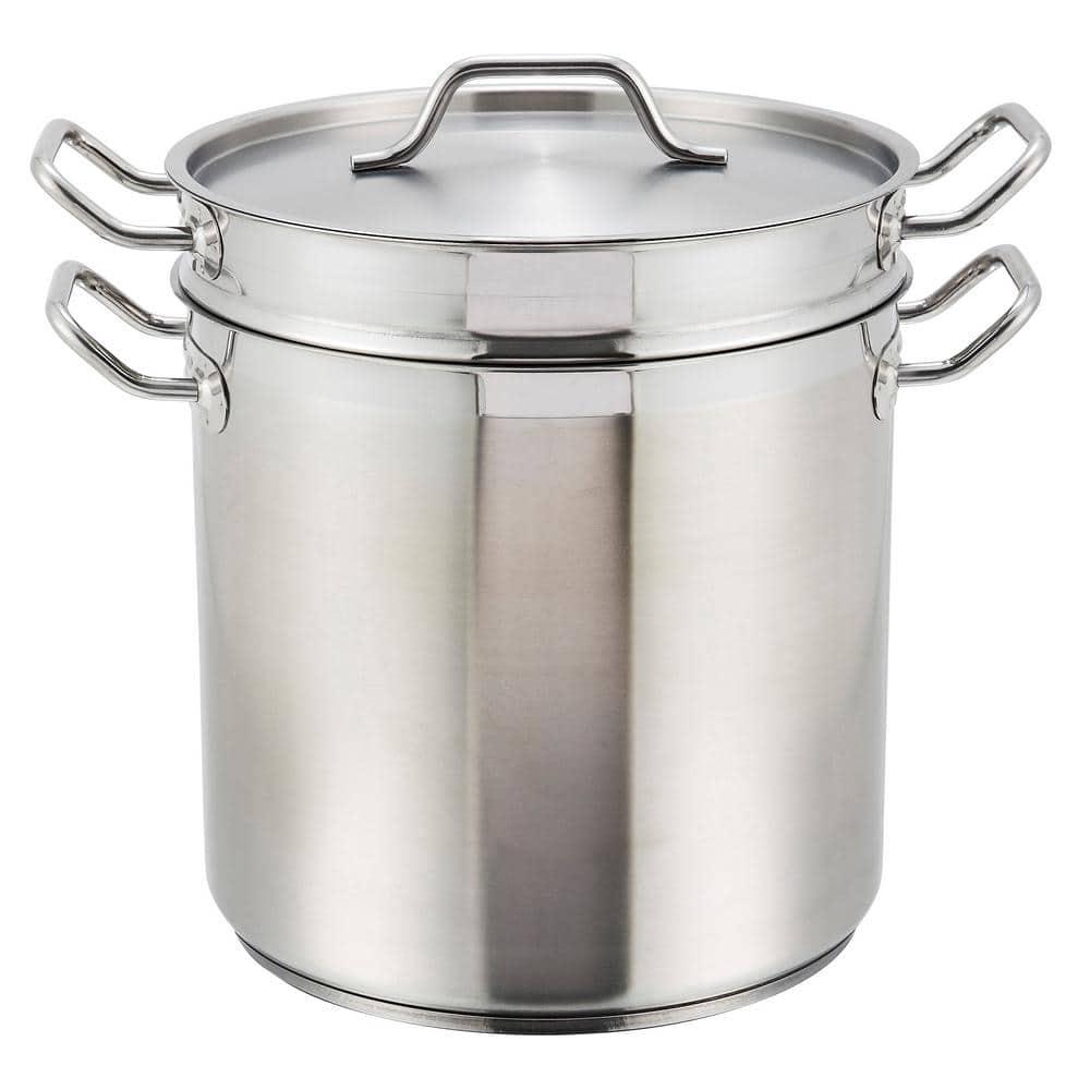 Winco Winco 8 Quarts Stainless Steel Steamer Pot