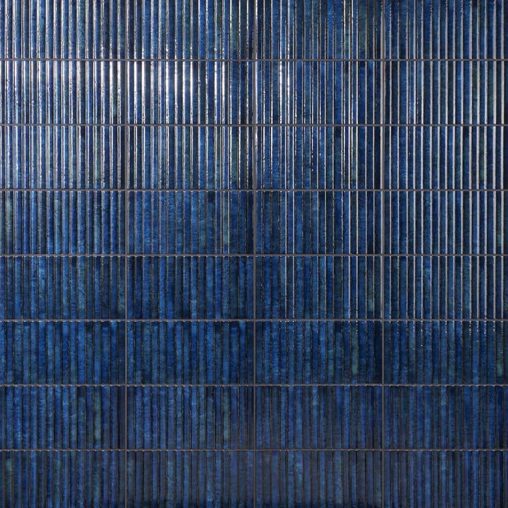 Canu 5.9 In. x 11.81 In. Polished Fluted Ceramic Subway Wall Tile (9.68 Sq. Ft. / Case)