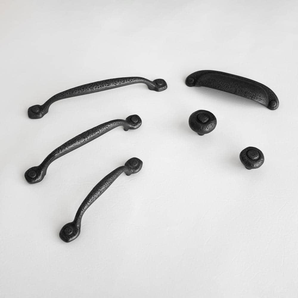 Refined Rustic Kitchen Cabinet Handles, Solid Core Drawer Pulls for Cabinet Doors, 3"