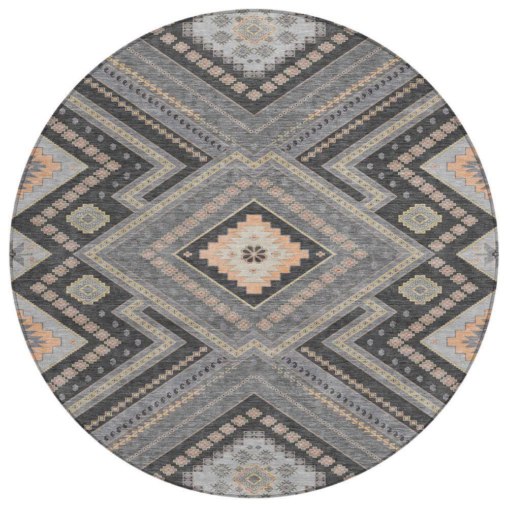 Machine Washable Indoor/Outdoor Chayden ACN1010 Gray Rug