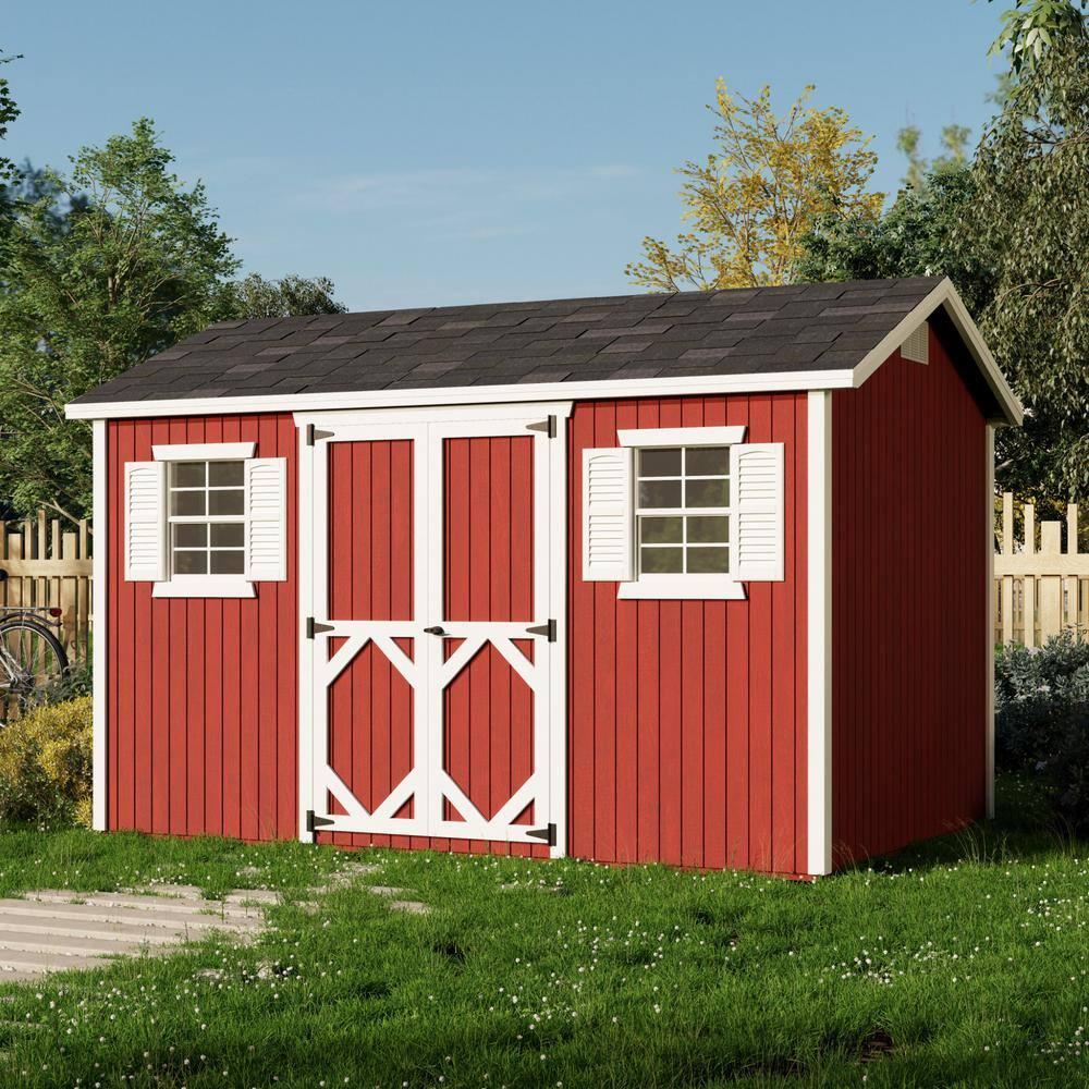 Little Cottage Co. Classic Workshop Outdoor Wood Storage Shed