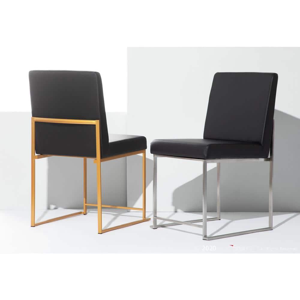 Chuyen 19.25'' H Upholstered Metal Side Chair