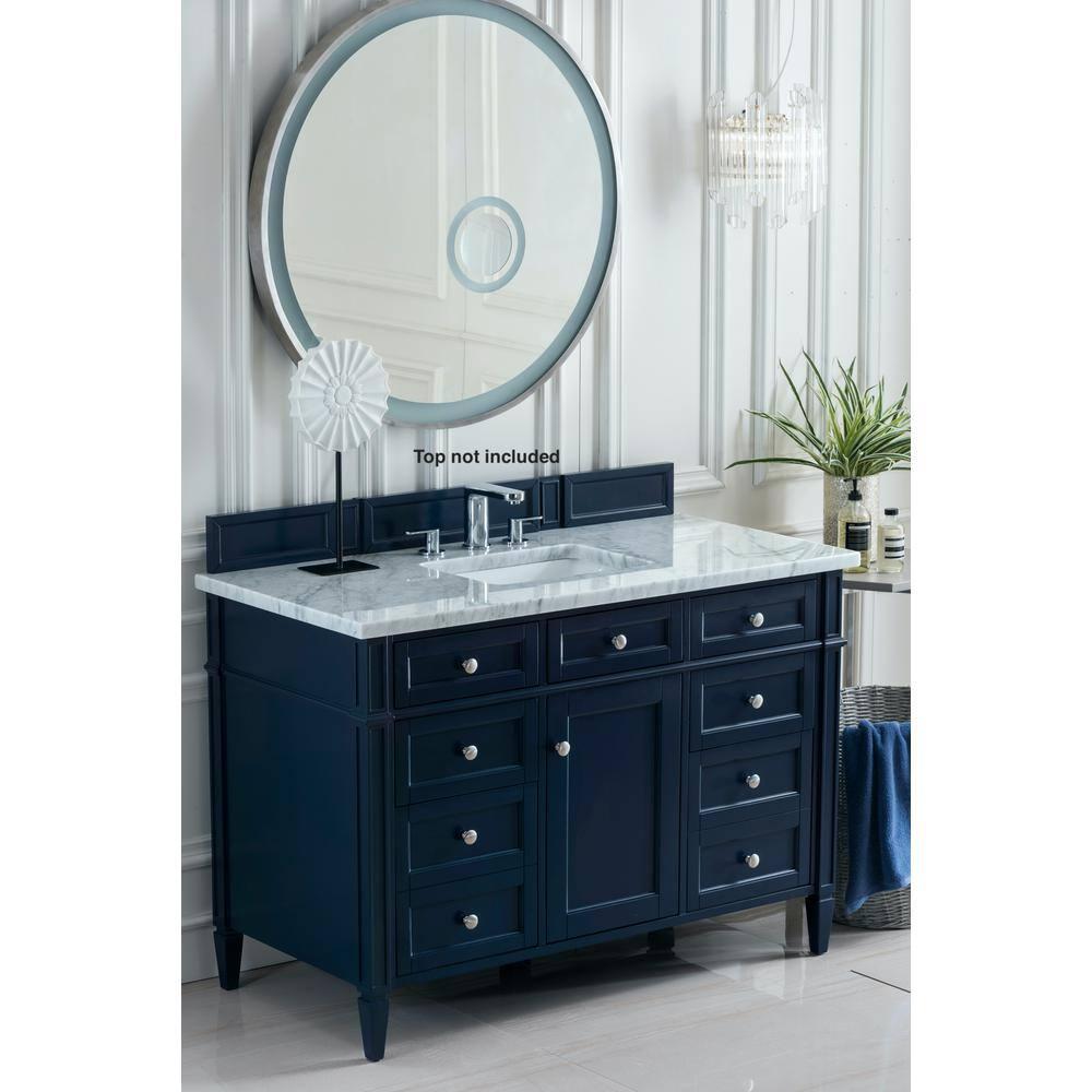 James Martin Vanities 650-V48 Brittany 47" Single Basin Poplar Wood Vanity Cabinet Only -