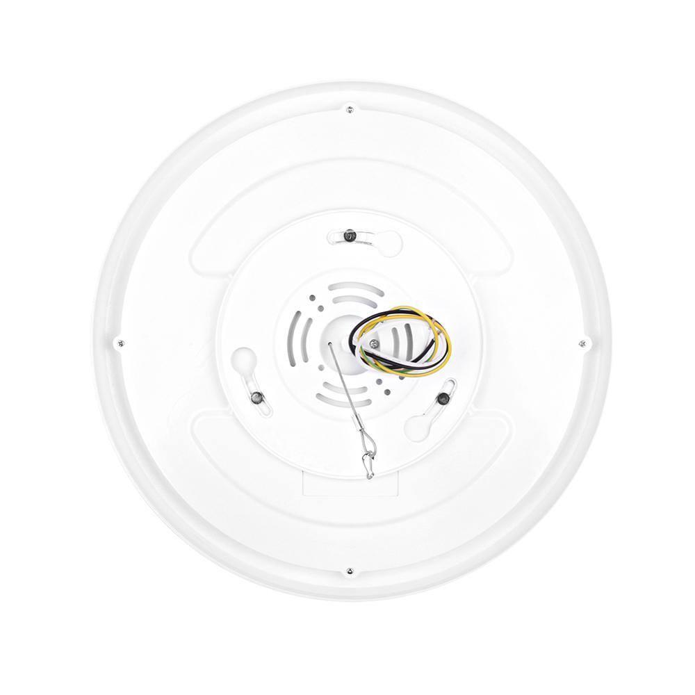 Euri Lighting  11.5 watt 3000K Round LED Flush Mount Ceiling Light - Frosted