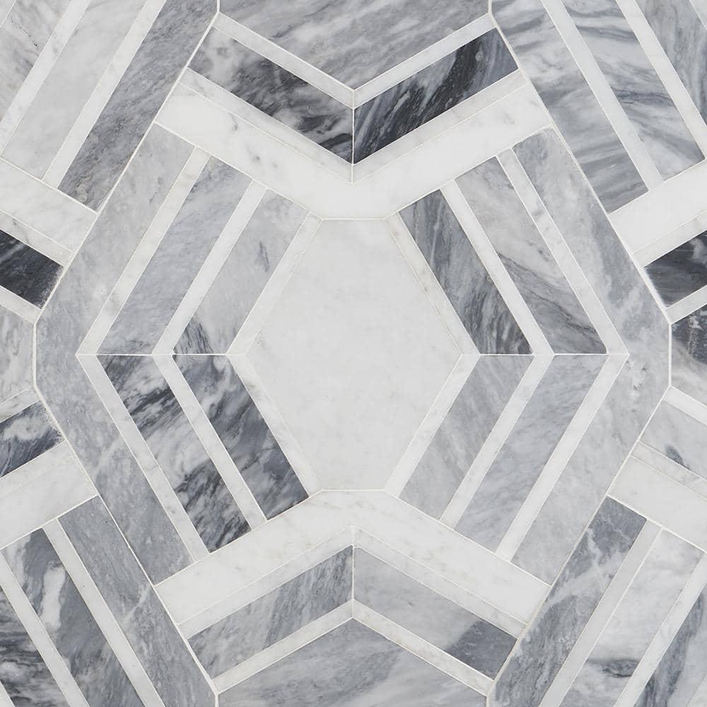 Bond Tile Tenor Marble Random Mosaic Wall & Floor Tile