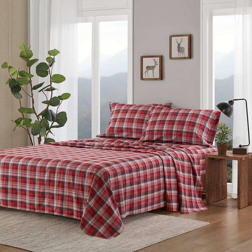 Woolrich 100% Cotton Flannel Sheet Set
