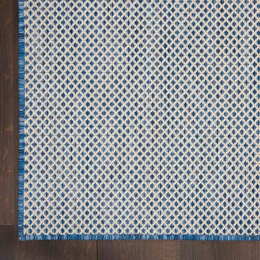 Nourison Courtyard COU01 Indoor/outdoor Area Rug - Ivory Blue 8' x 10'