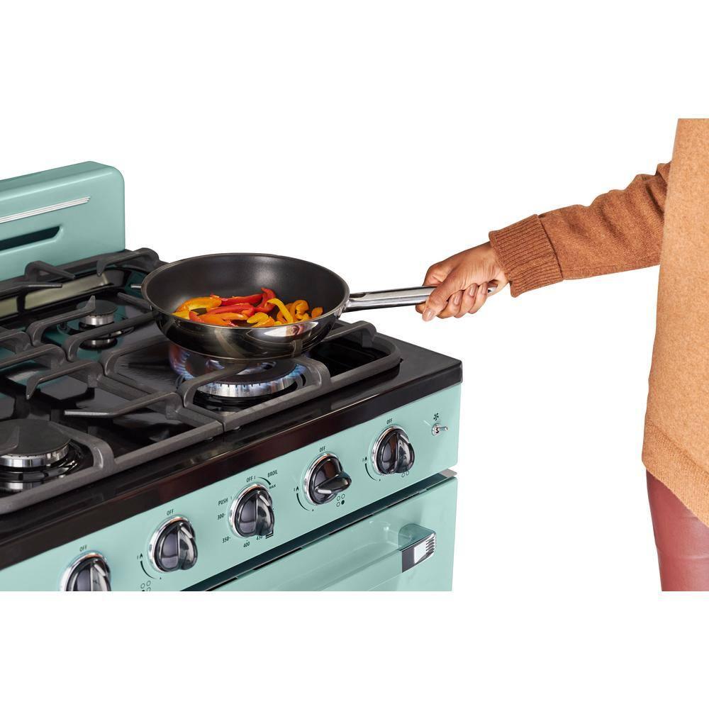 Unique Appliances Classic Retro 30" 4 burner 3.9 cu. ft. Freestanding Gas Range with Convection Oven UGP-30CR LG