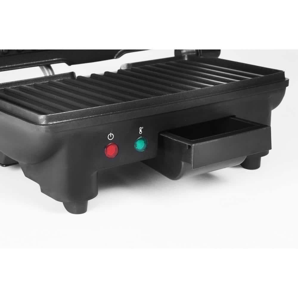 Elite Stainless Steel 3-in-1 Panini Press and Indoor Grill