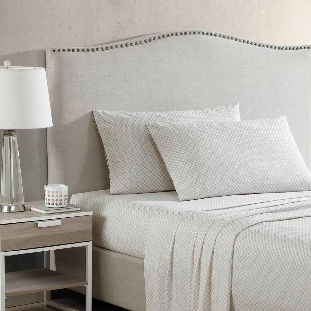 Stone Cottage Bedding Millstone 400 Thread Count 100% Cotton Percale Sheet Set