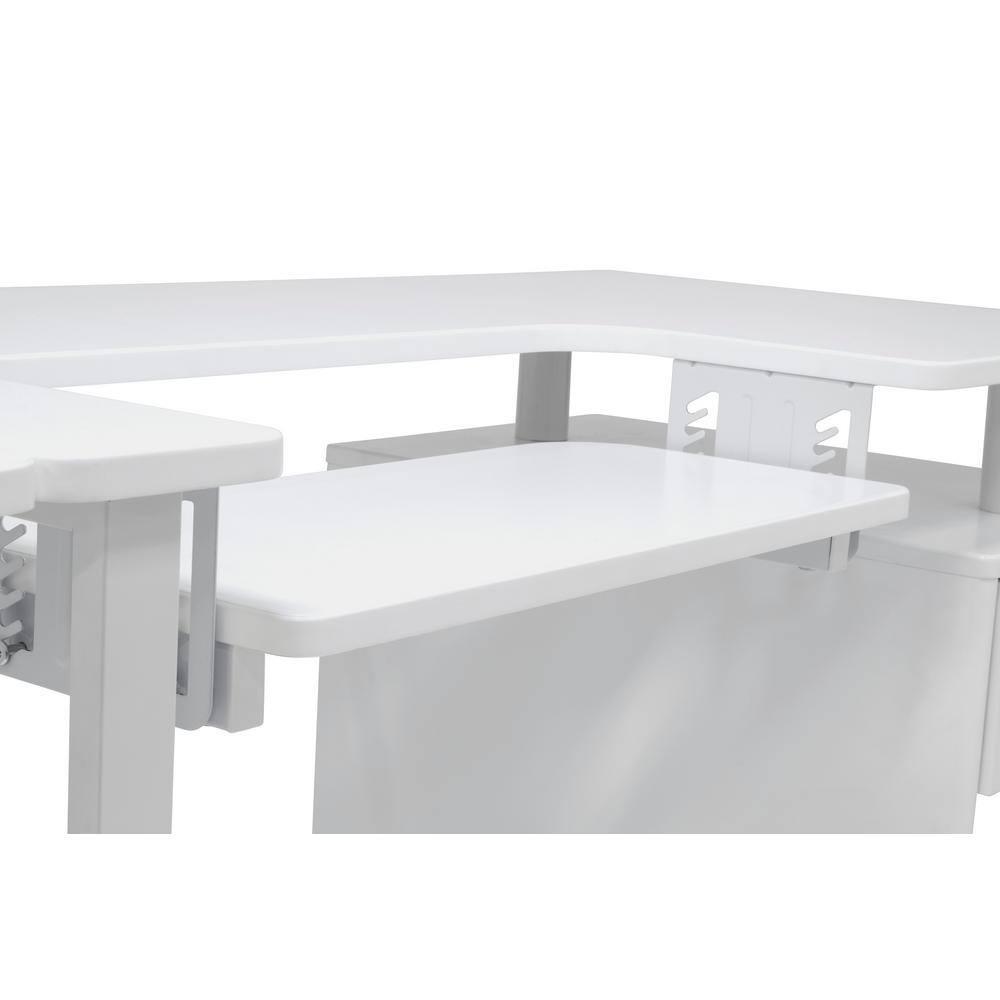 56.75'' x 23.75'' Sewing Table with Sewing Machine Platform